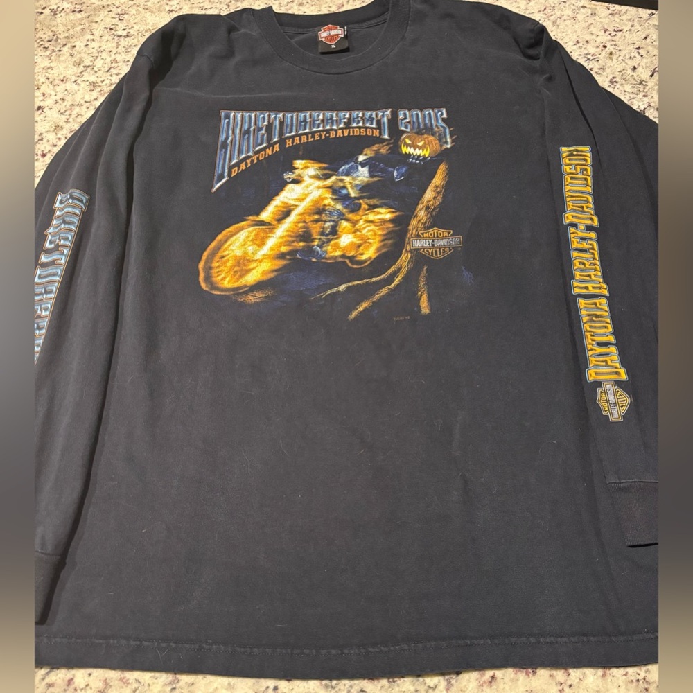 Harley Davidson Biketoberfest 2005 long sleeve shirt size XL